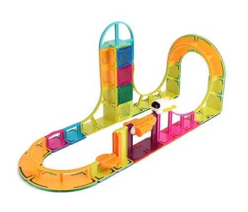 Magnetic Construction Blocks Sky Track 61 Pieces Magnetic Construction Blocks Sky Track 61 Pieces