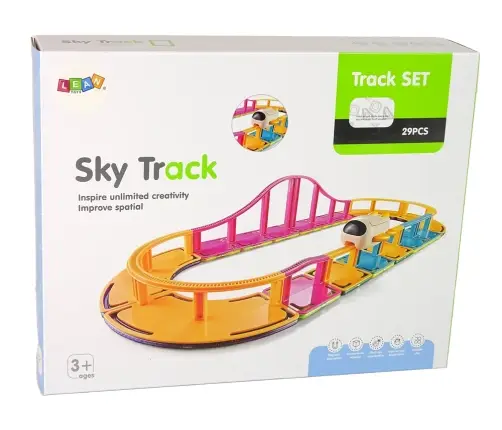 Magnetic Construction Blocks Sky Track 29 Pieces