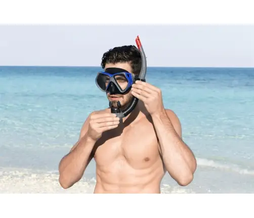 Diving Set Black Mask Snorkel Bestway 24069 Diving Set Black Mask Snorkel Bestway 24069
