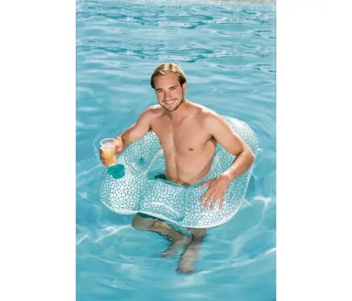 Inflatable Cushion Swimming Circle Blue 102 x 94 cm Bestway 43097