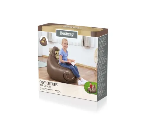 Inflatable Armchair Monkey 72 x 72 x 64 cm Bestway 75116