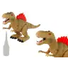 Dinosaur Breathes Fire Steam Lights Battery Pack Brown
