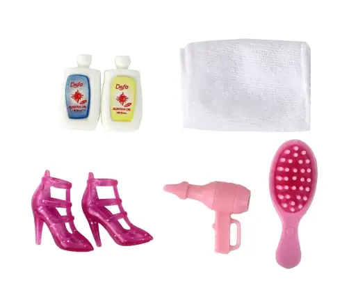 Children's Doll Bathrobe Toilet Bathtub Bathroom Children's Doll Bathrobe Toilet Bathtub Bathroom