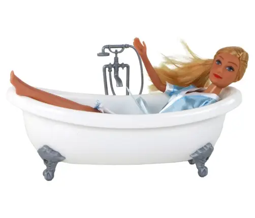 Кукла с принадлежностями для ванной комнаты Кукла с принадлежностями для ванной комнаты