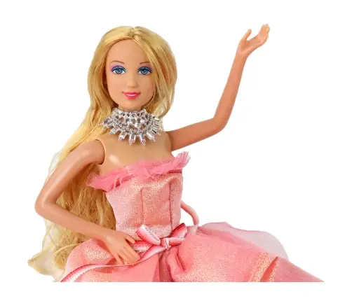 Children's Doll Long Blonde Hair Wardrobe Shoes Dresses Accessories