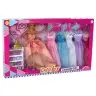 Children's Doll Long Blonde Hair Wardrobe Shoes Dresses Accessories