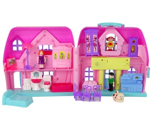 Leļļu māja ar aksesuāriem Leļļu māja ar aksesuāriem