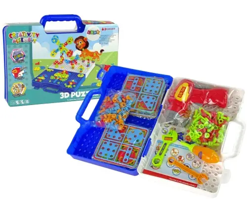 Puzles komplekts DIY skrūvgriezis portfelī