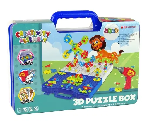 Puzles komplekts DIY skrūvgriezis portfelī