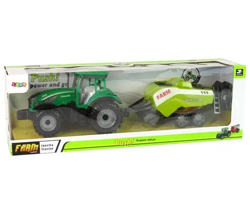 Green Agricultural Tractor, Seeder, Friction Drive Green Agricultural Tractor, Seeder, Friction Drive
