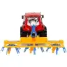 Red Tractor with Rake Friction Drive