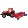 Red Tractor with Plough Friction Drive