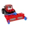 Red Tractor with Plough Friction Drive