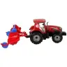 Red Tractor with Plough Friction Drive