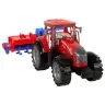 Red Tractor with Plough Friction Drive