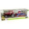 Red Tractor with Plough Friction Drive