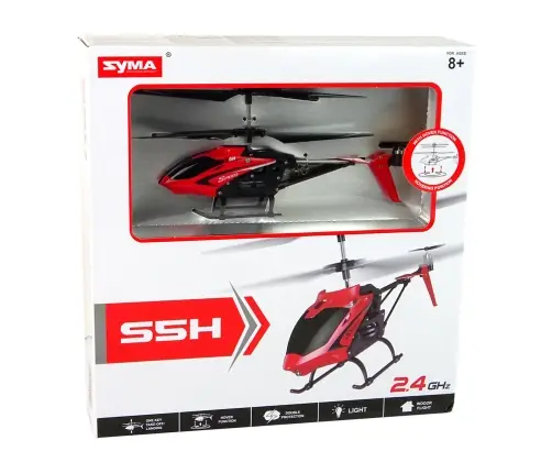 Helikopters R/C S5H SYMA Red Helikopters R/C S5H SYMA Red