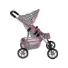 Doll Stroller Stroller Pink Stars