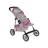 Doll Stroller Stroller Pink Stars