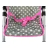Doll Stroller Stroller Pink Stars