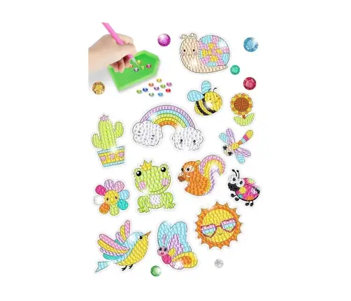Diamond Embroidery Sticker Set Animals Garden Rainbow Mosaic Diamond Embroidery Sticker Set Animals Garden Rainbow Mosaic