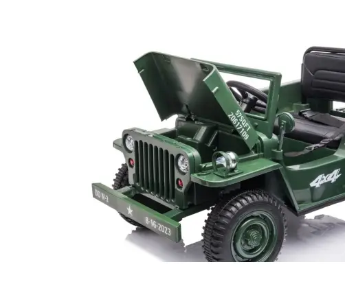 Battery Car JH-103 Army Green 4x4