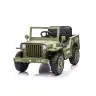 Battery Car JH-103 Olive Green 4x4