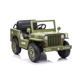 Battery Car JH-103 Olive Green 4x4