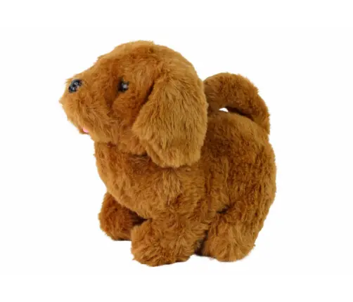 Walking Dog Interactive Toy Barking Brown Walking Dog Interactive Toy Barking Brown