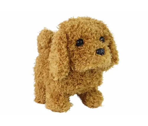 Walking Dog Interactive Toy Barking Brown Puppy Walking Dog Interactive Toy Barking Brown Puppy