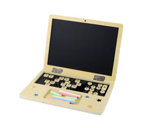 Wooden Blackboard Laptop Chalk Wooden Blackboard Laptop Chalk