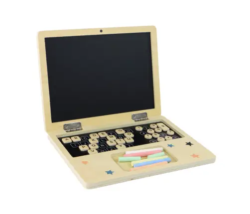 Wooden Blackboard Laptop Chalk Wooden Blackboard Laptop Chalk