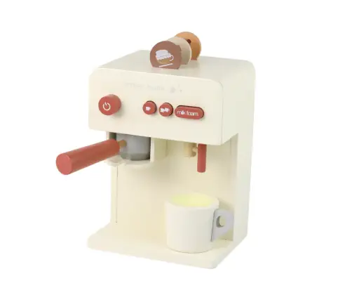 Wooden Coffee Maker Toy Cup