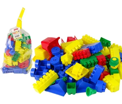 Coloured Construction Bricks K2 Medium