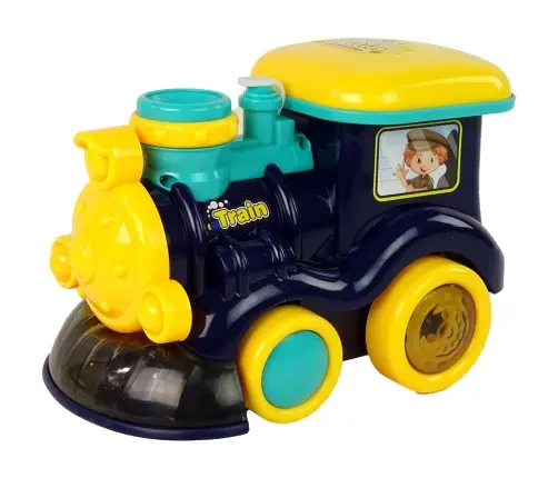 Ziepju burbuļu vilciens ar gaismām un skaņām