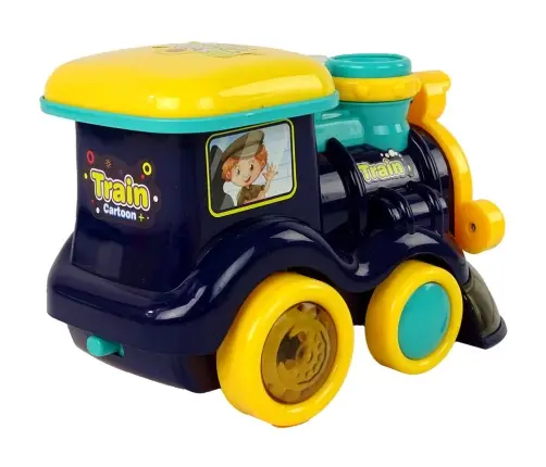 Ziepju burbuļu vilciens ar gaismām un skaņām