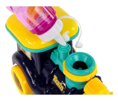 Ziepju burbuļu vilciens ar gaismām un skaņām