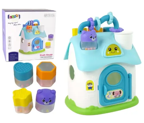 Educational Sorter House Blue Blocks. Educational Sorter House Blue Blocks.