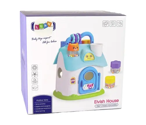 Educational Sorter House Blue Blocks. Educational Sorter House Blue Blocks.