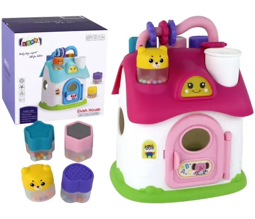 Sorter House Interactive Pink Educational Puzzle