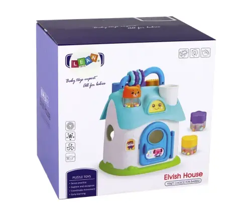 Sorter House Interactive Pink Educational Puzzle