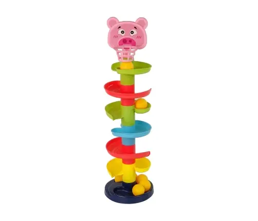Educational Ball Slide 6 Levels Pig Basket Sorter