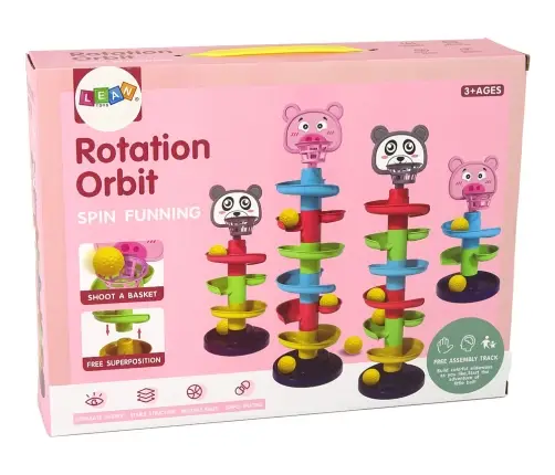 Educational Ball Slide 6 Levels Pig Basket Sorter