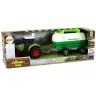 Tractor for Kids with Trailer Tank Car Farm