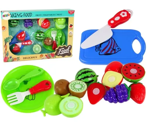 Fruit set for slicing 6 fruits