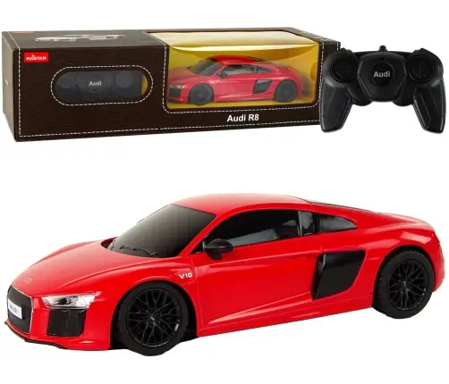 Radiovadāmā mašīna ar pulti Audi R8 Red