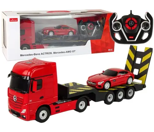 Tow truck R/C Mercedes-Benz 1:26 Red