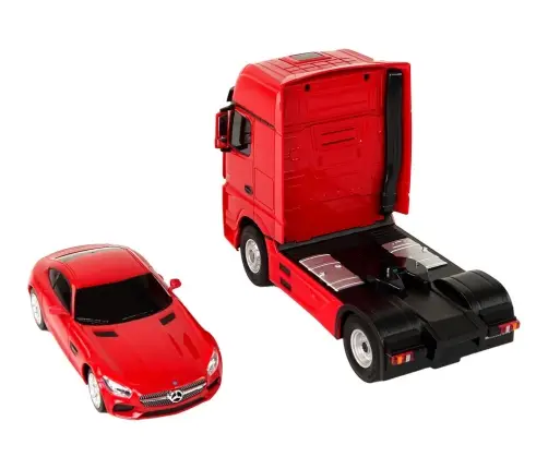 Tow truck R/C Mercedes-Benz 1:26 Red