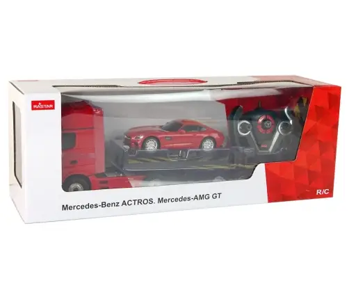 Tow truck R/C Mercedes-Benz 1:26 Red