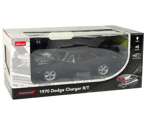 Car R/C Dodge Charger 1:16 Rastar Black